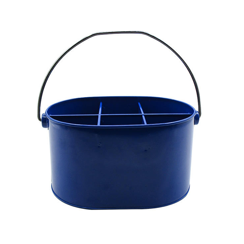 Custom rectangle metal camping beer ice bucket with inner lattice